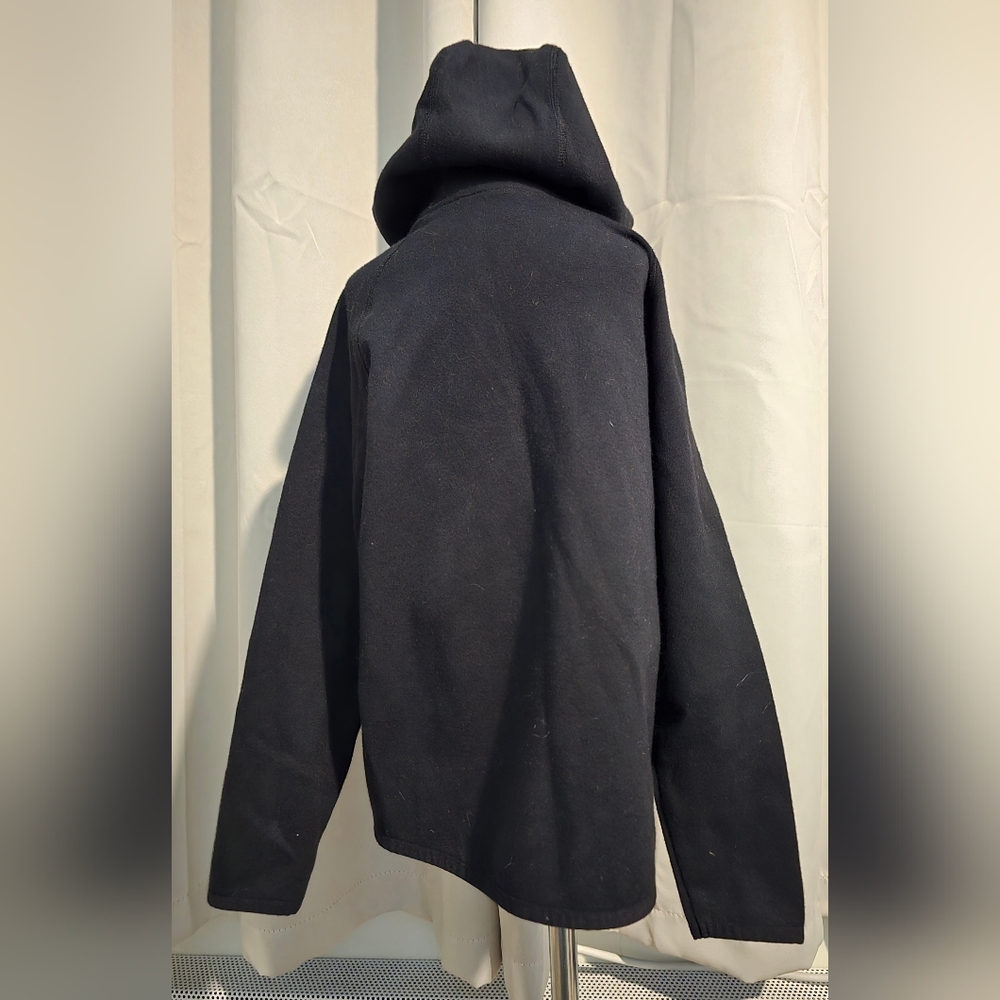 GAP FIT Black Hooded Jacket With Reflevtice Accent - Picture 4 of 6